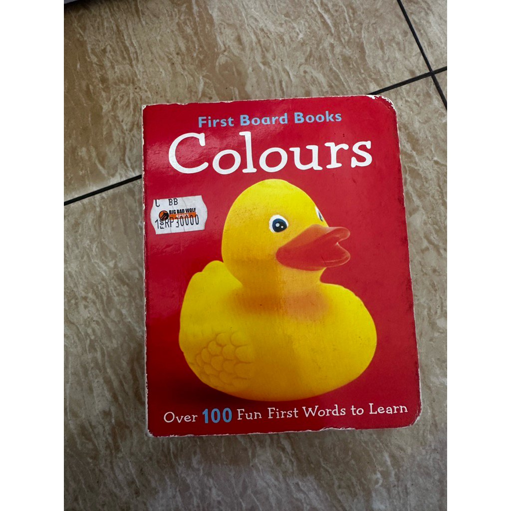 buku anak first board book colour preloved