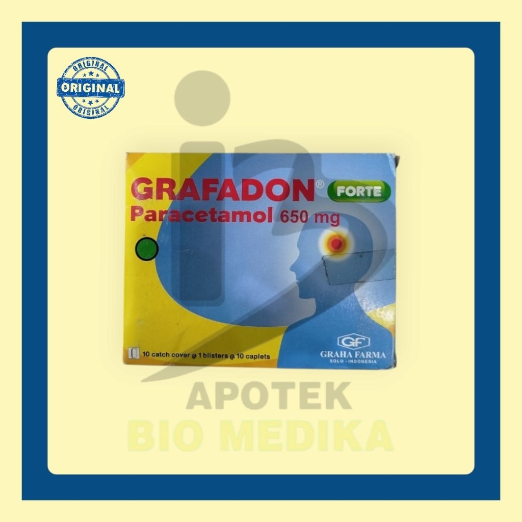 GRAFADON FORTE PARACETAMOL TAB BOX