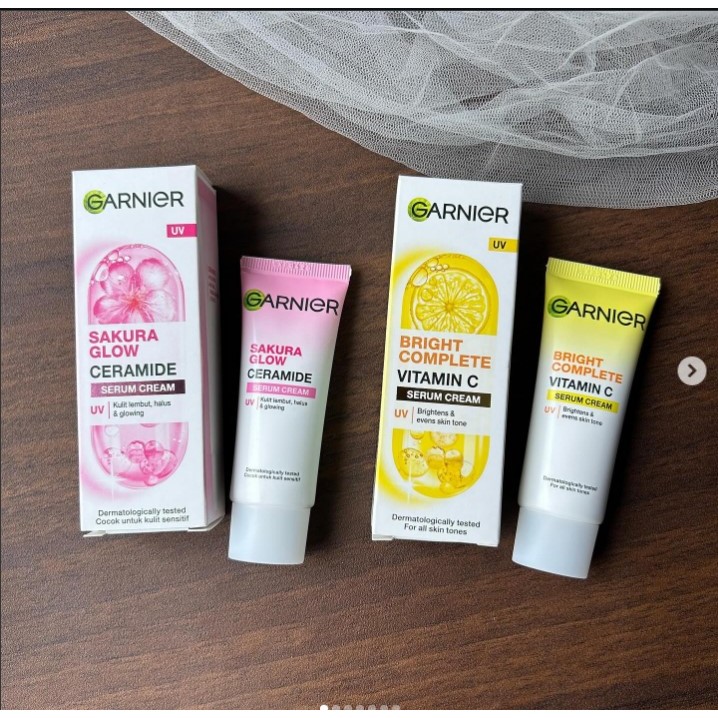 GARNIER UV DAY CREAM 20ML l Garnier Light Complete Bright Complete White Speed Day Serum Cream Uva/U