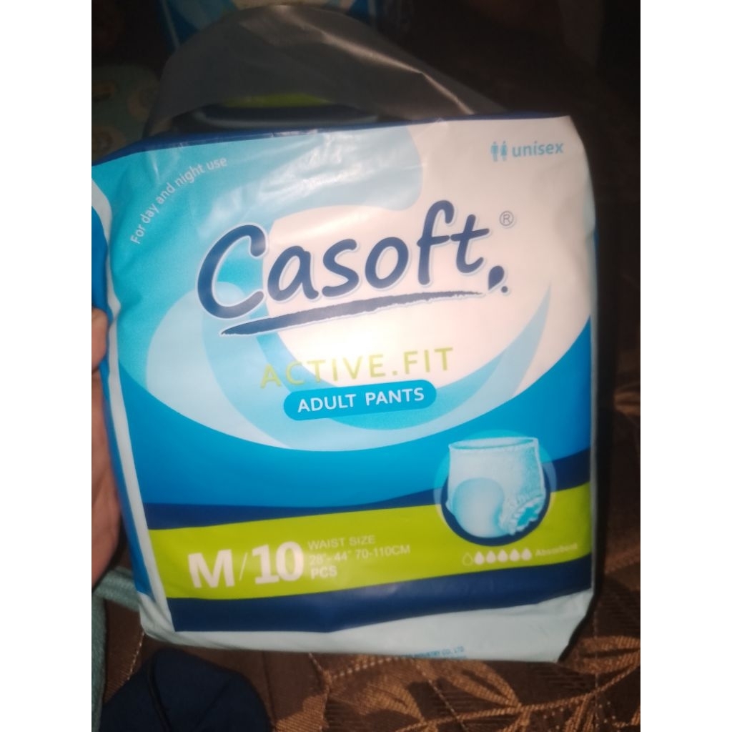 Popok Dewasa Casoft Lembut Anti Ruam, Bahan Lembut dan Nyaman
