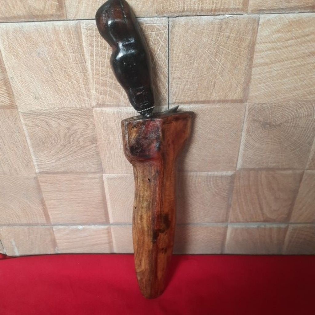 Keris Betok Sombro Sepuh,Pamor Kulit Semongko