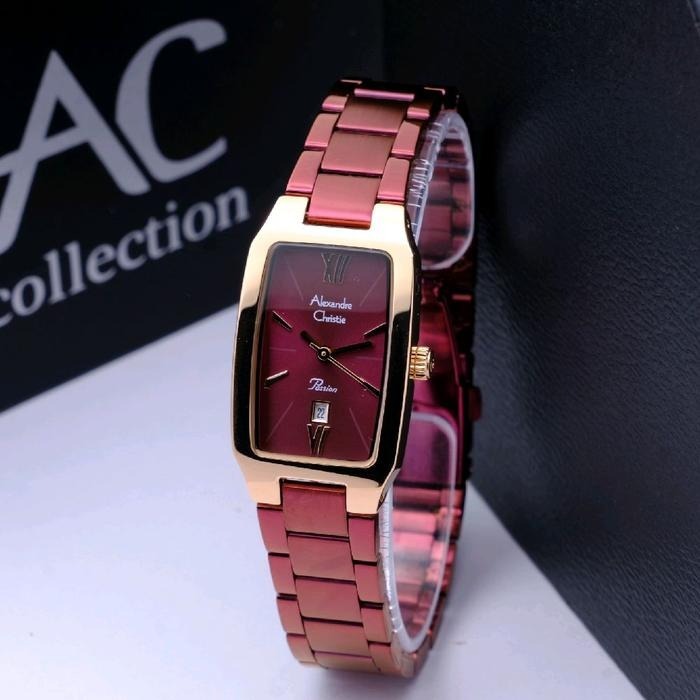 ORIGINAL Jam Tangan Wanita Alexandre Christie AC 2455 / AC2455 / 2961 / 2454 / 2B53 Garansi 1 Tahun