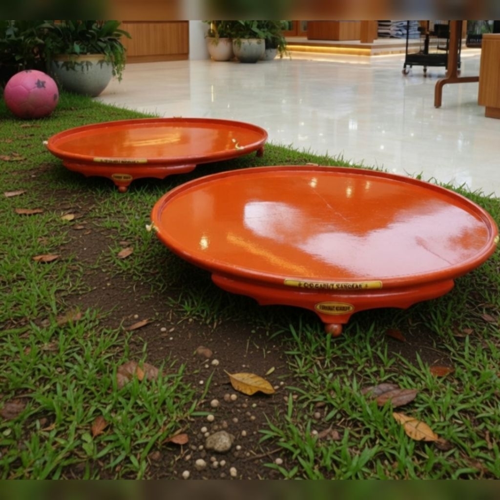 Tebok Bambu Ceper + kunci & sepatu untuk Sangkar Murai No 1 2 3 4