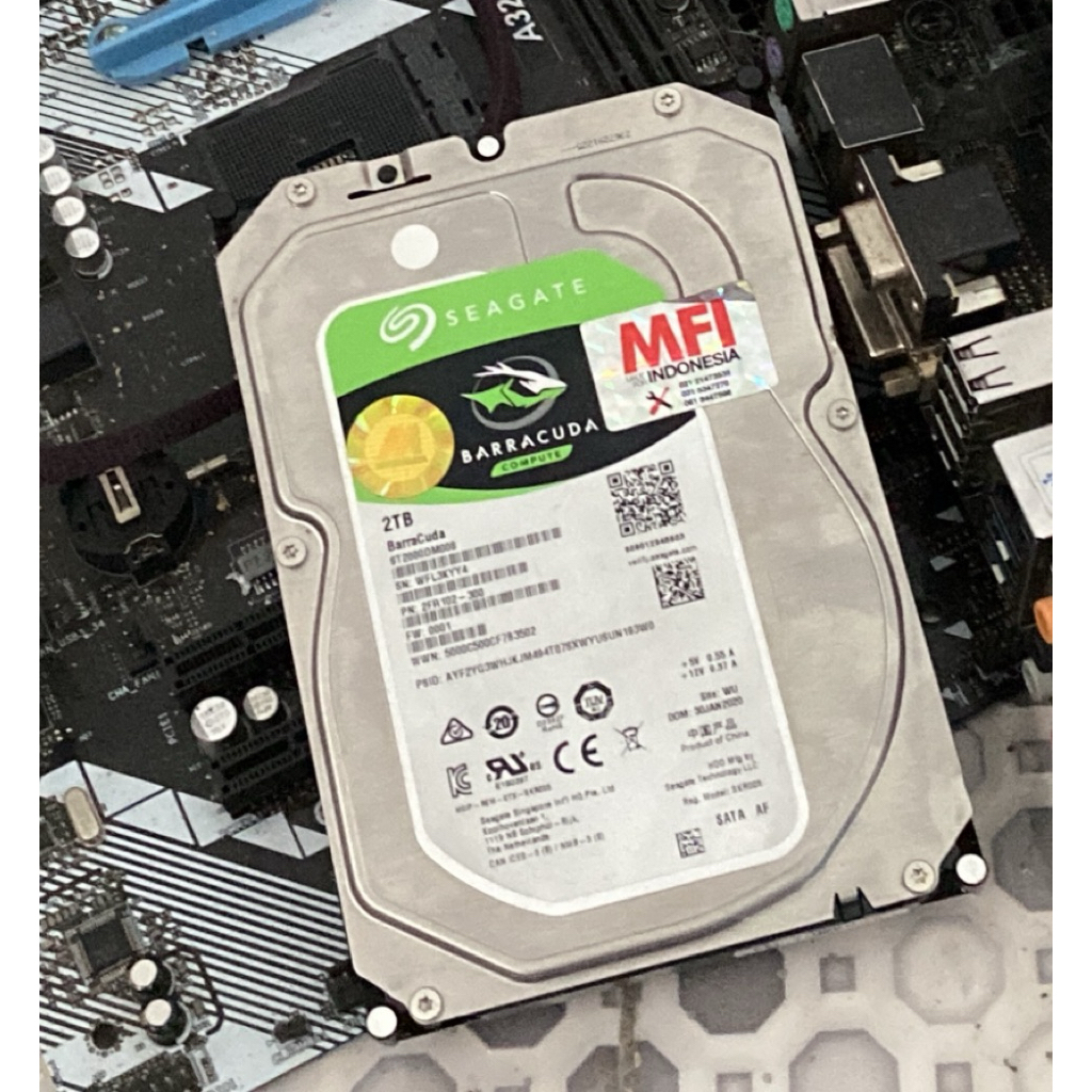 Hdd 2Tb Seagate Barracuda Rusak