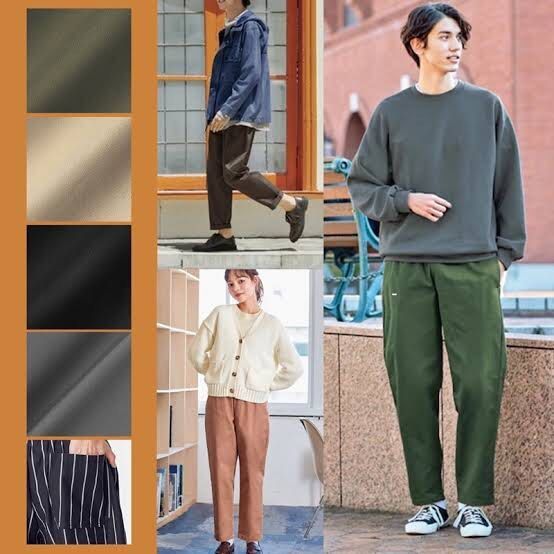 relax pants gu uniqlo sz m