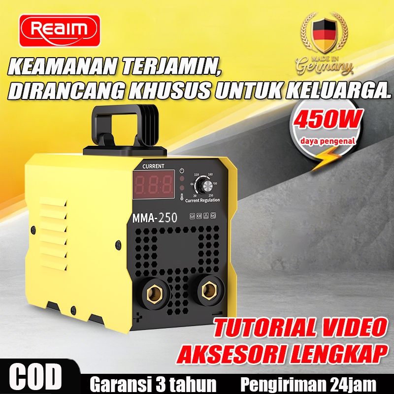 Reaim Mesin Las Inverter 450 Watt Las Listrik IGBT Mesin las mini Listrik Mesin Trafo Las Welding Ma