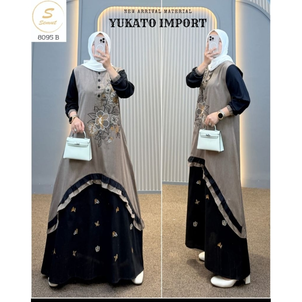 Gamis syaina by semut motif terbaru#semut#COD