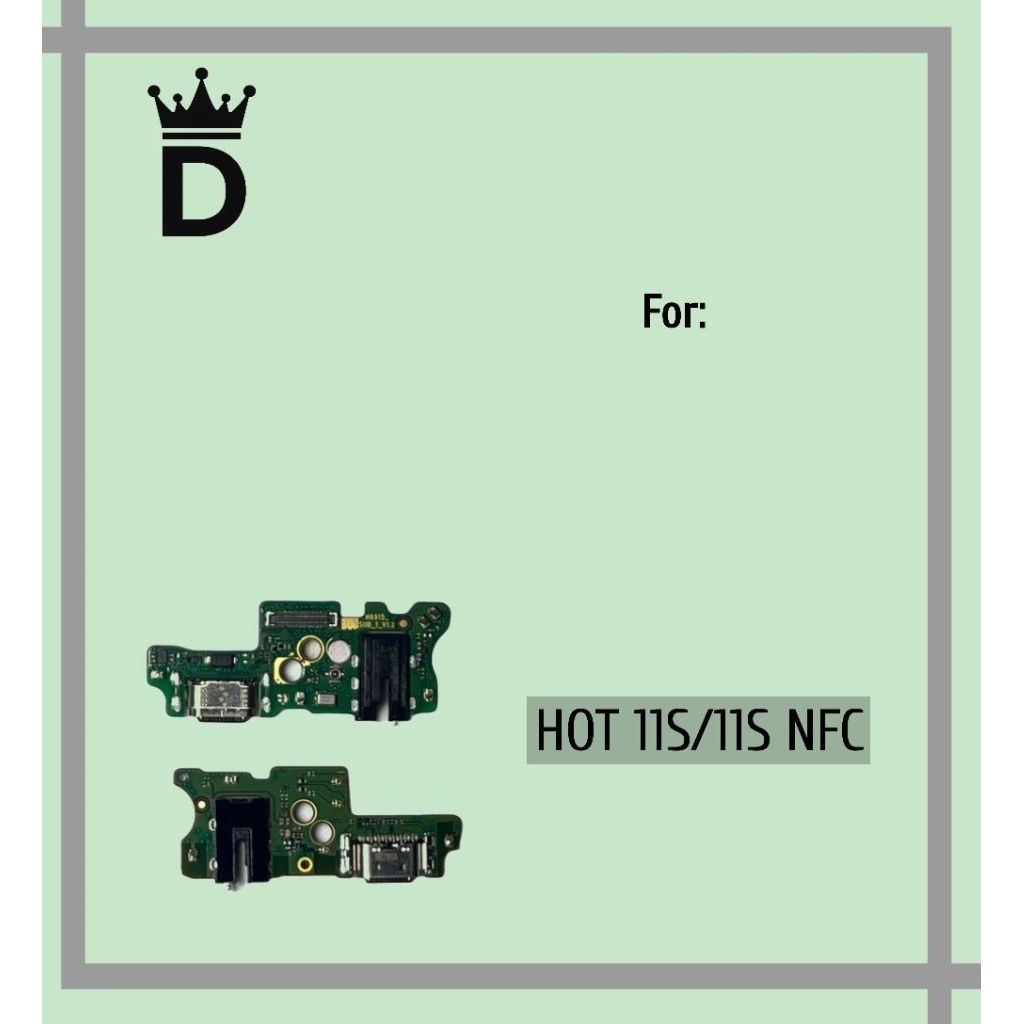 PAPAN CAS INFINIX HOT 11S/11S NFC KONEKTOR CHARGER