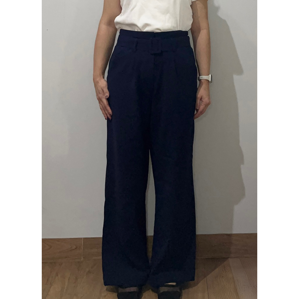 Callie navy trousers preloved