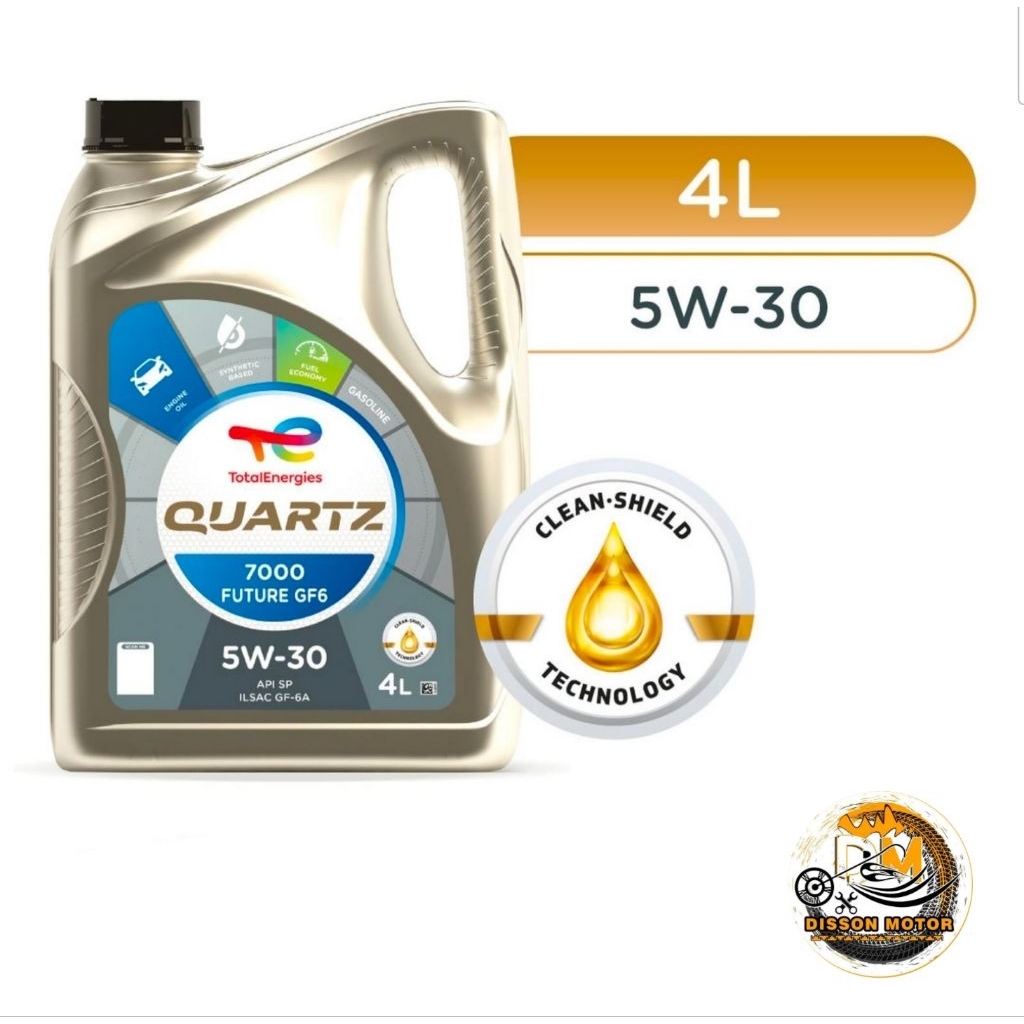 Oli Total Quartz 7000 5W-30 Future GF-6 SP Oli Mesin Mobil 1.Liter / 4.Liter