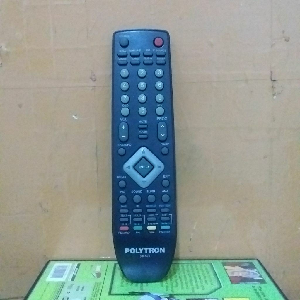 REMOTE TV POLYTRON SERI 81F579 ORIGINAL