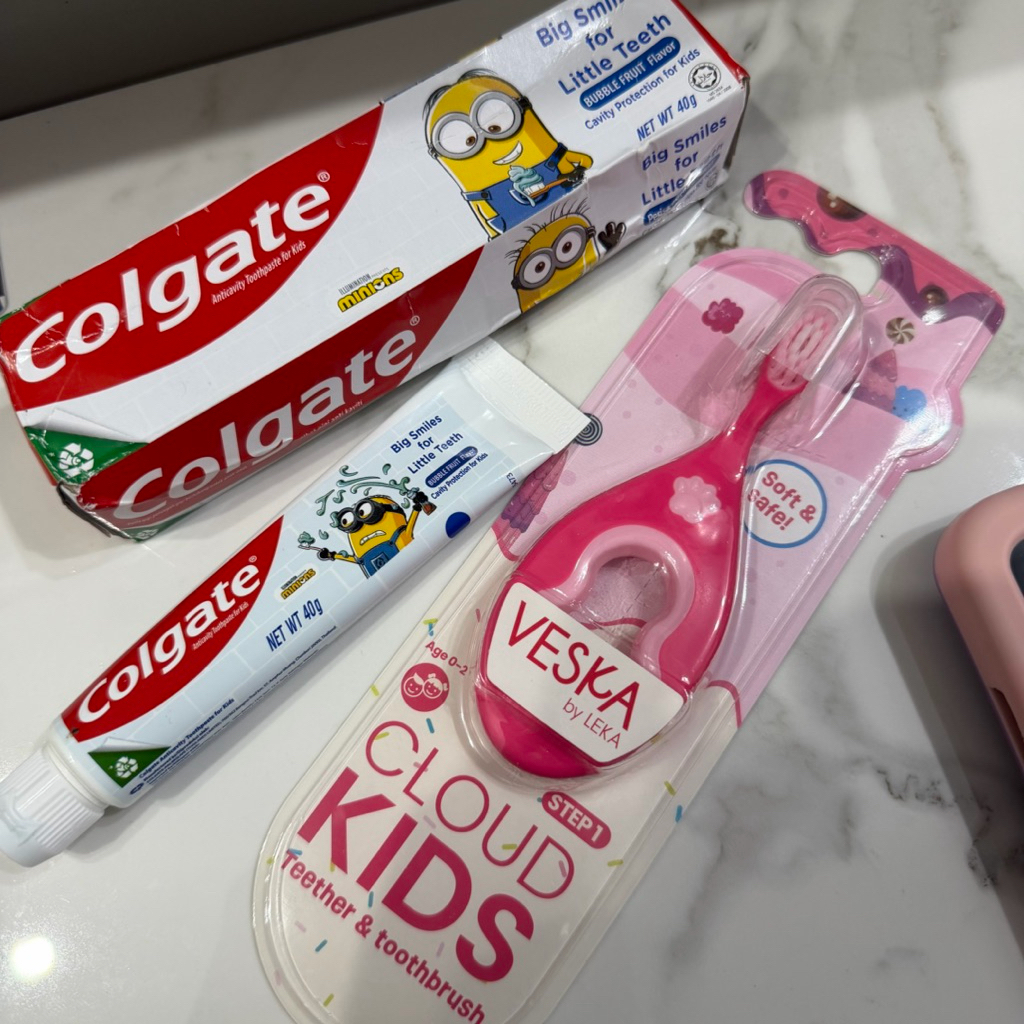 Veska Sikat Gigi Bayi Anak Pasta Gigi Colgate