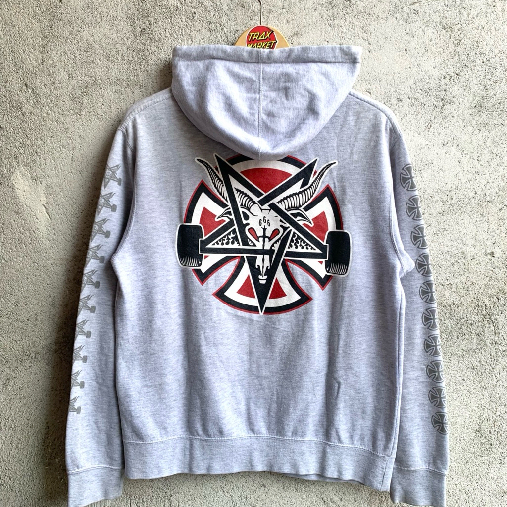 Hoodie Independent x Thrasher Pentagram • Size M • Streetwear Pria Original