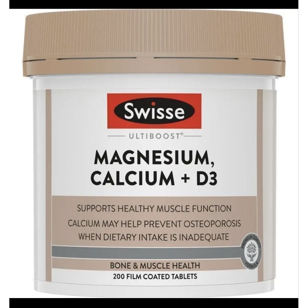 Swisse Magnesium, Calcium, D3