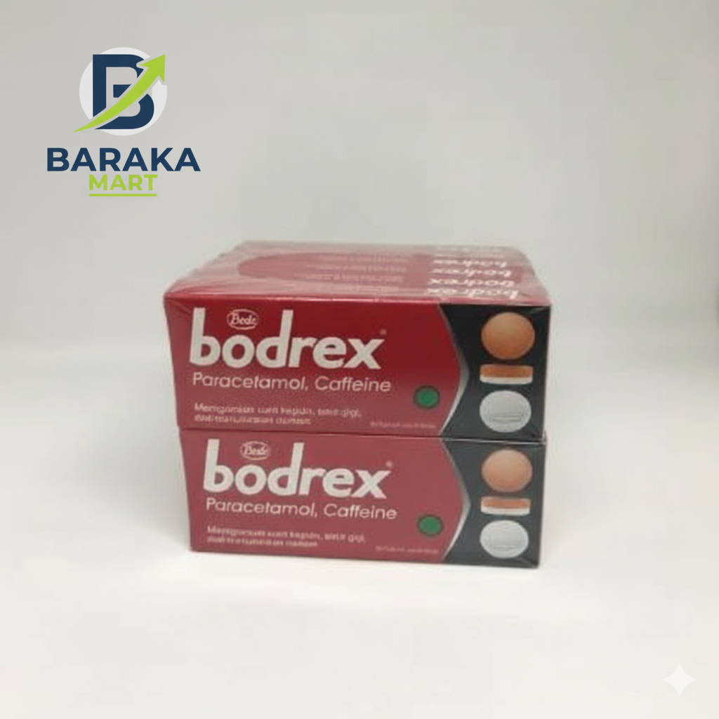 Bodrex 1 Box (12 Pak @2 Blister x 10 Tablet Lapis 2) | Exp 06/2030