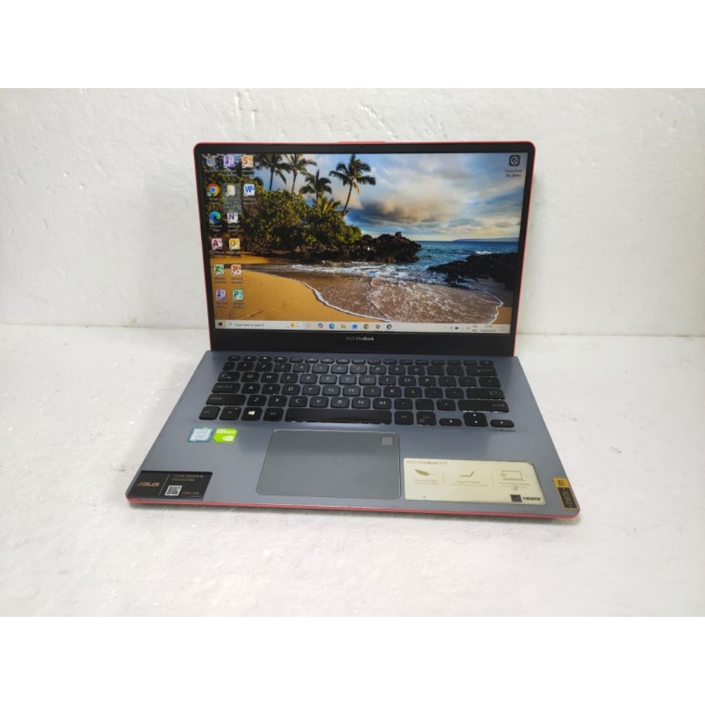 B420 Laptop asus vivobook S14 s430f/s430fn core i7 gen8 Ram 8GB ssd 512GB layar fullhd keyboard back