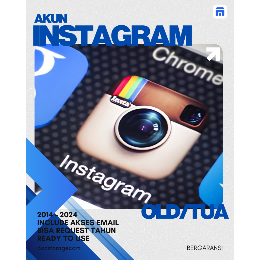 Akun Instagram Old | IG Tua | 2014 - 2024 | Include Akses Mail | Siap Pakai
