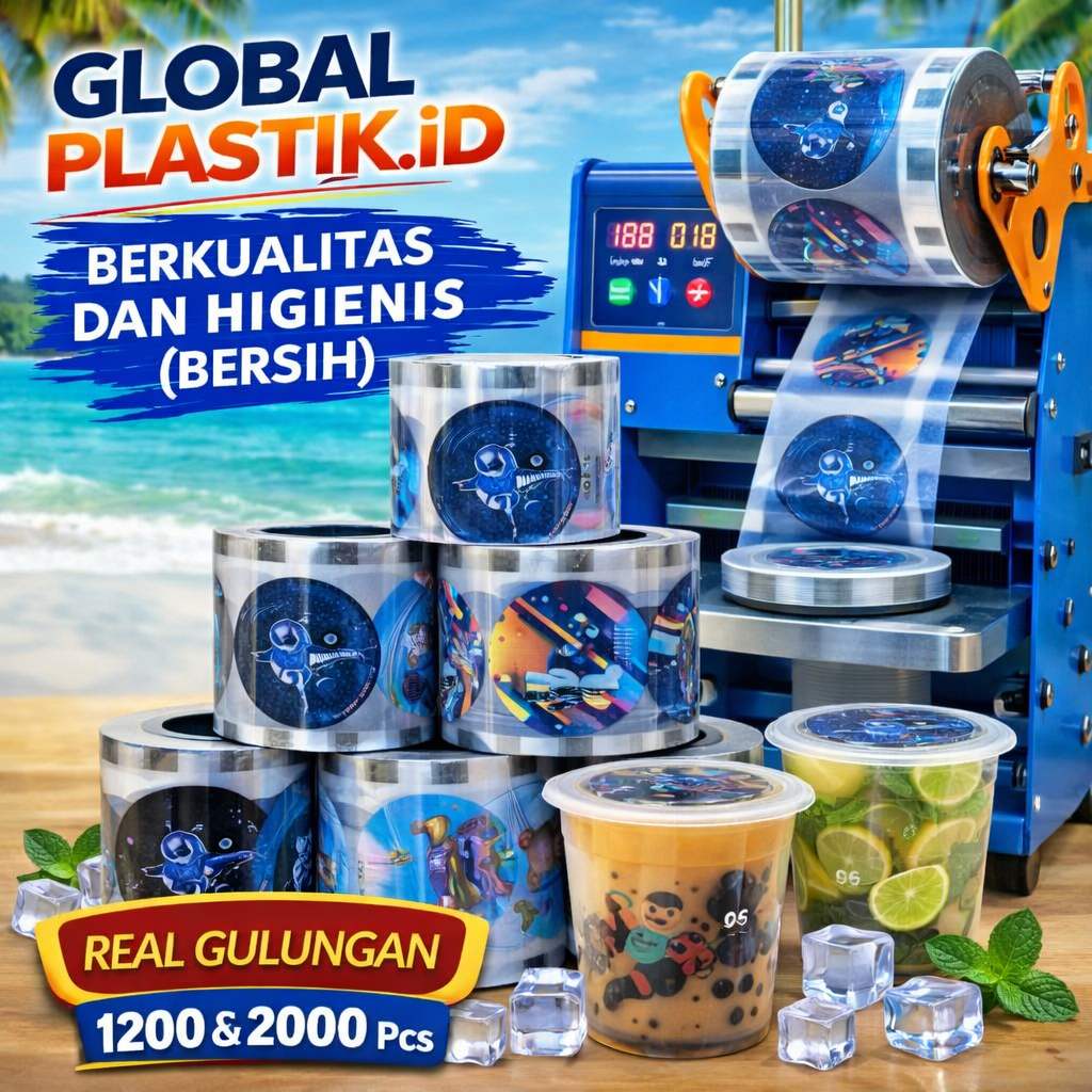 179 STAR BEAR [1000, 1200, 2000] Seal Cup Plastik Lid / Cup Sealer / Seal Cup Plastik Lid / Plastik 