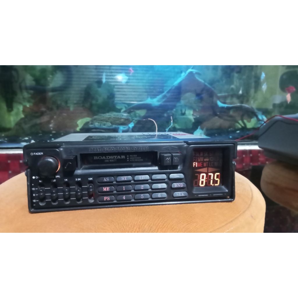 head unit tape mobil jadul vintage Merk ROADSTAR model RS-950