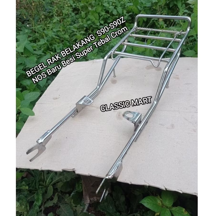 BEGEL BEHEL BAGASI RAK BELAKANG HONDA S90 S90Z BENLY BESI SUPER TEBAL