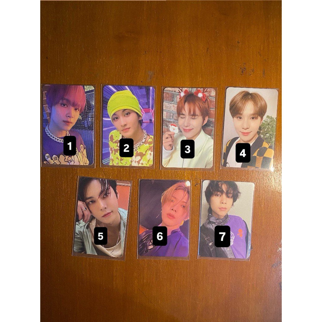 Photocard Official Haechan Mark Jungwoo Doyoung Yuta Johnny NCT 127 2 Baddies Pink christmas Regulat
