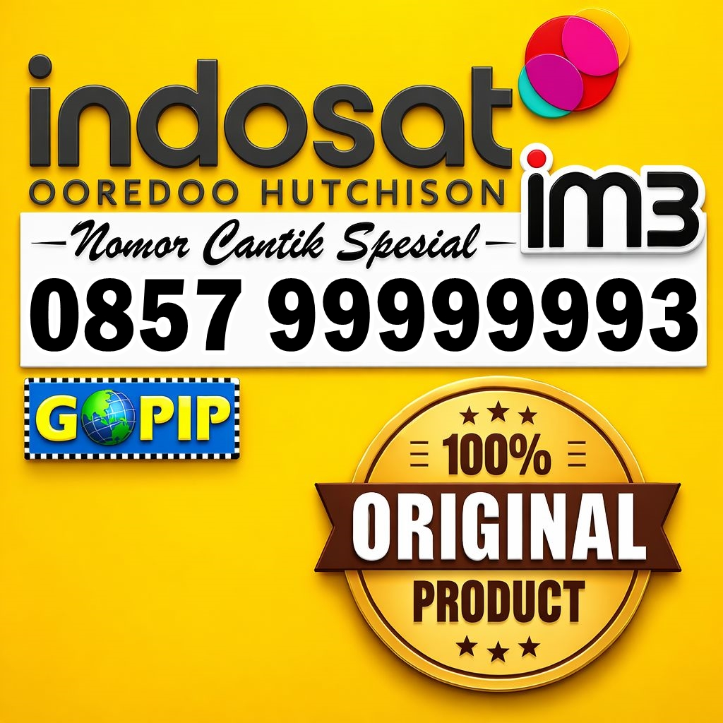 Nomor Cantik Indosat Im3 Sapta 9999999 Kartu Perdana Support 5G
