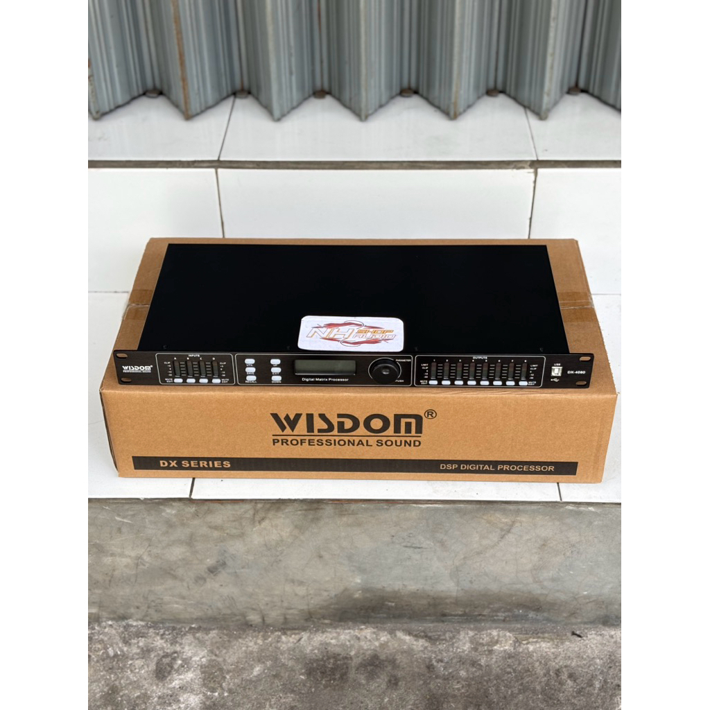 Dlms Management Wisdom Dx-4080  4in 8out Original Wisdom Dsp digital Processor Dlms management Wisdo