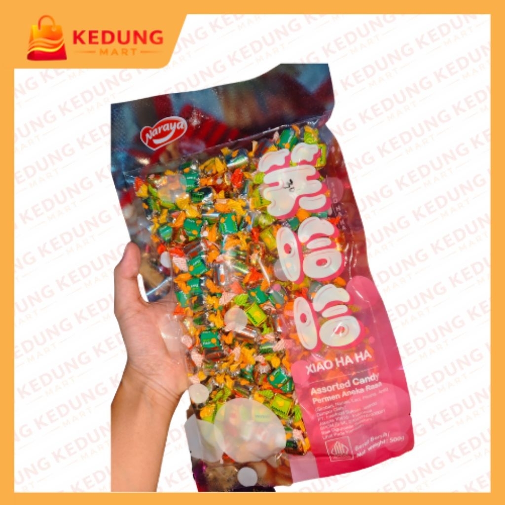 Permen Xiao Ha Ha 500 gram | Permen Aneka Rasa Buah | Permen Mini
