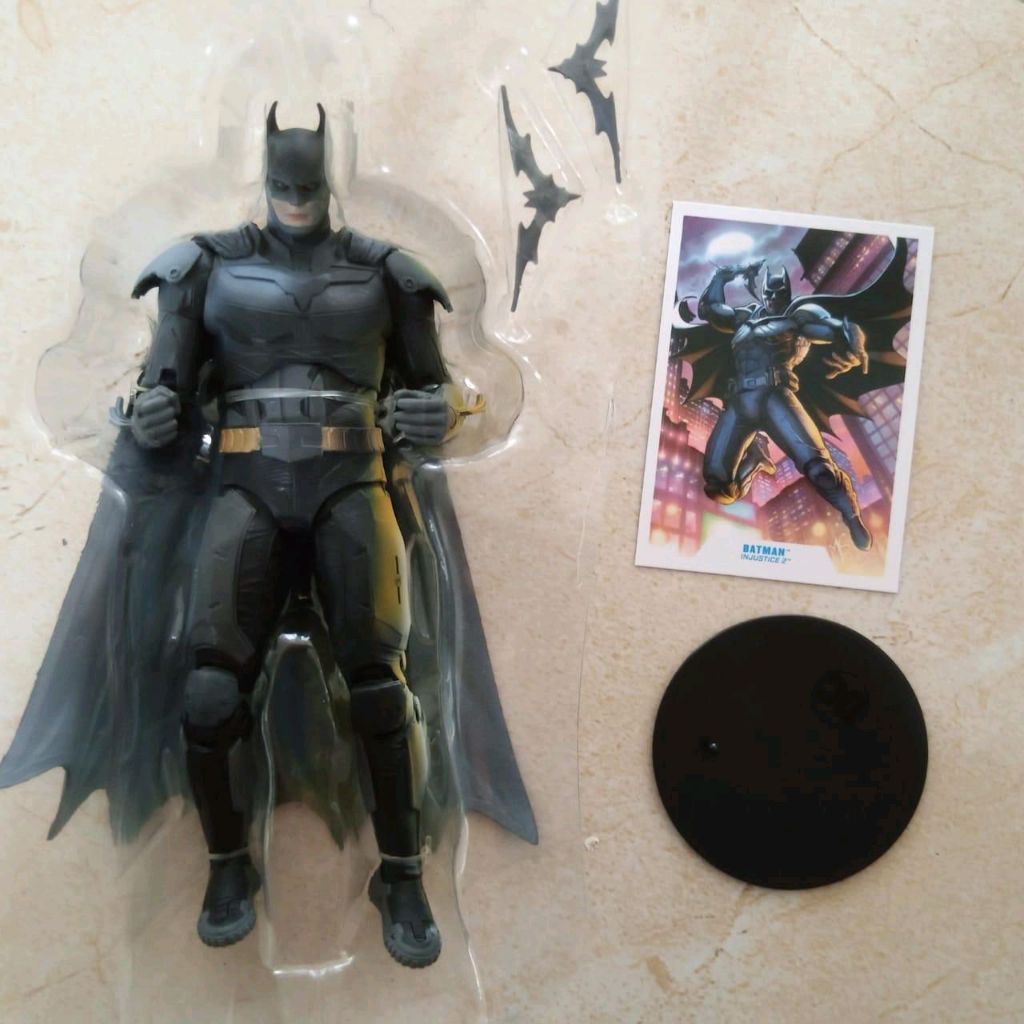 mcfarlane batman injustice 3 pack supergirl dr fate dc mainan action figure