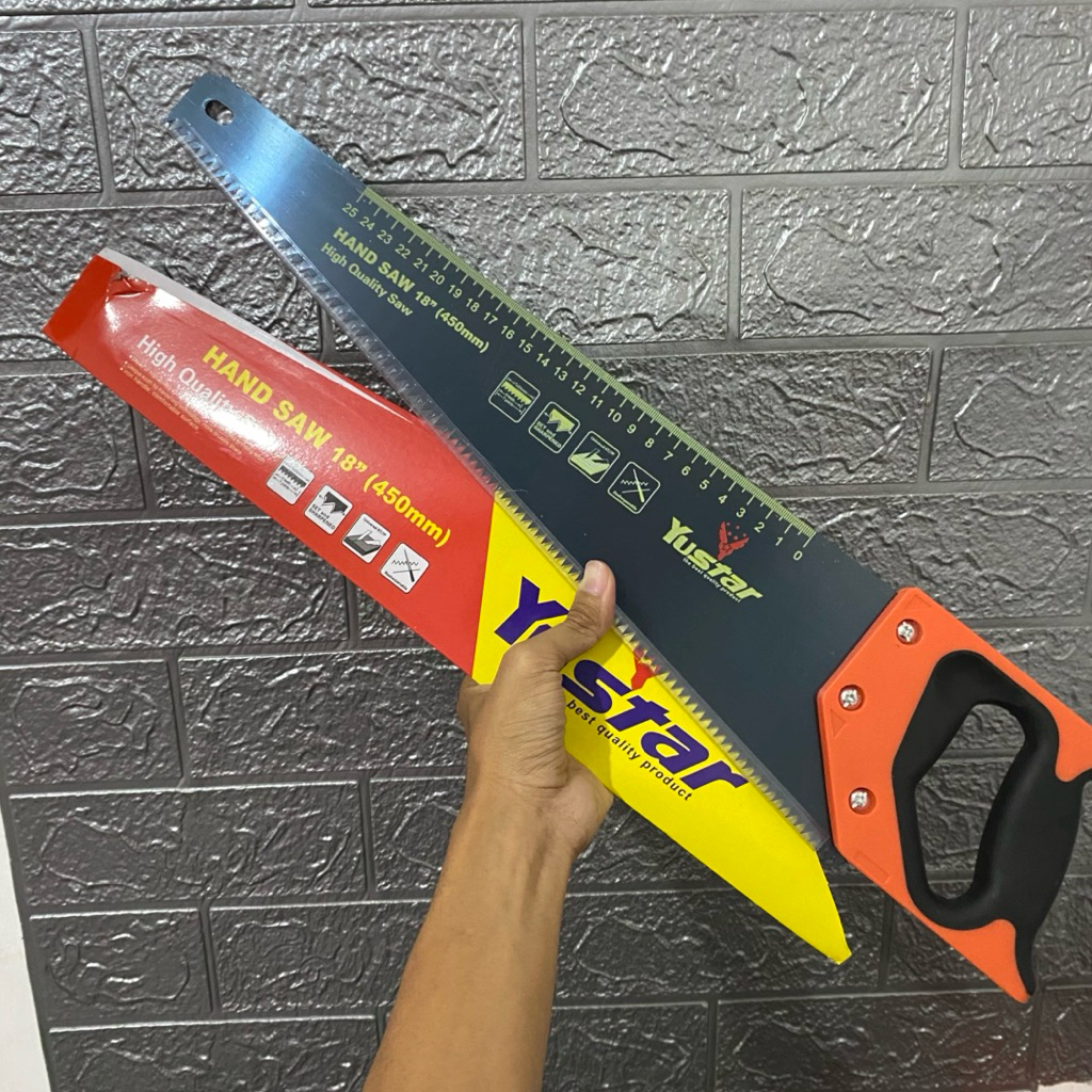 Gergaji YUSTAR Potong Kayu Gergaji super Tajam siap pakai