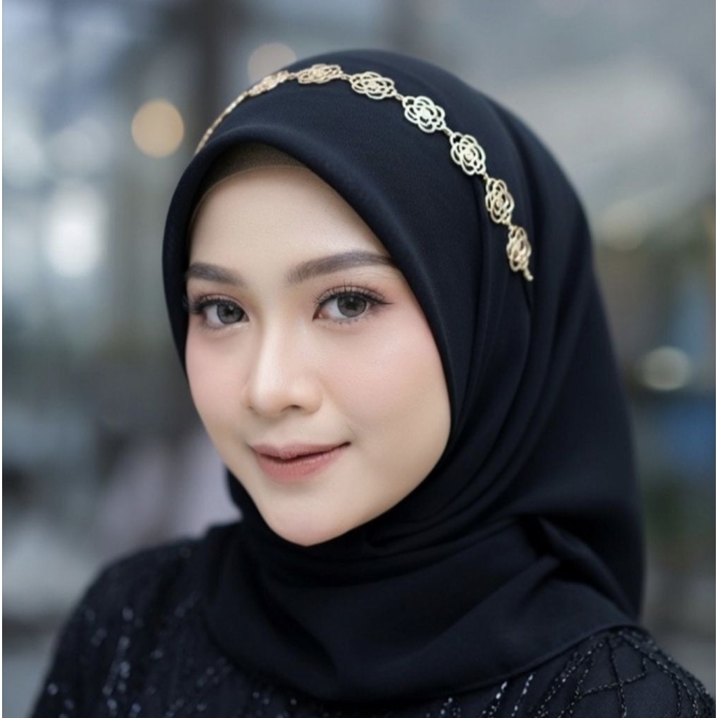 Mahkota hijab / #Headchain Headpiece Mahkota Rantai Kepala Rambut  bohemian  tari india belly dance 