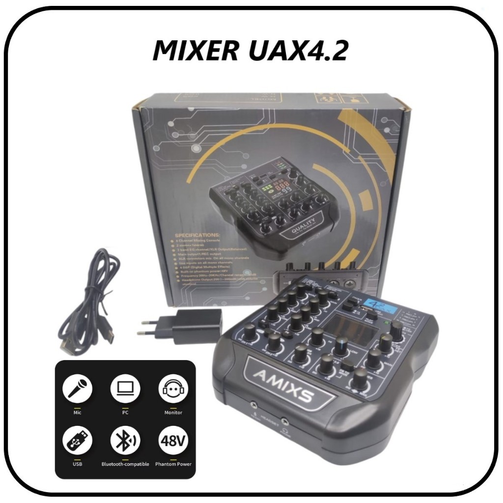 Mixer Semi Digital Audio 4-channel UAX4.2