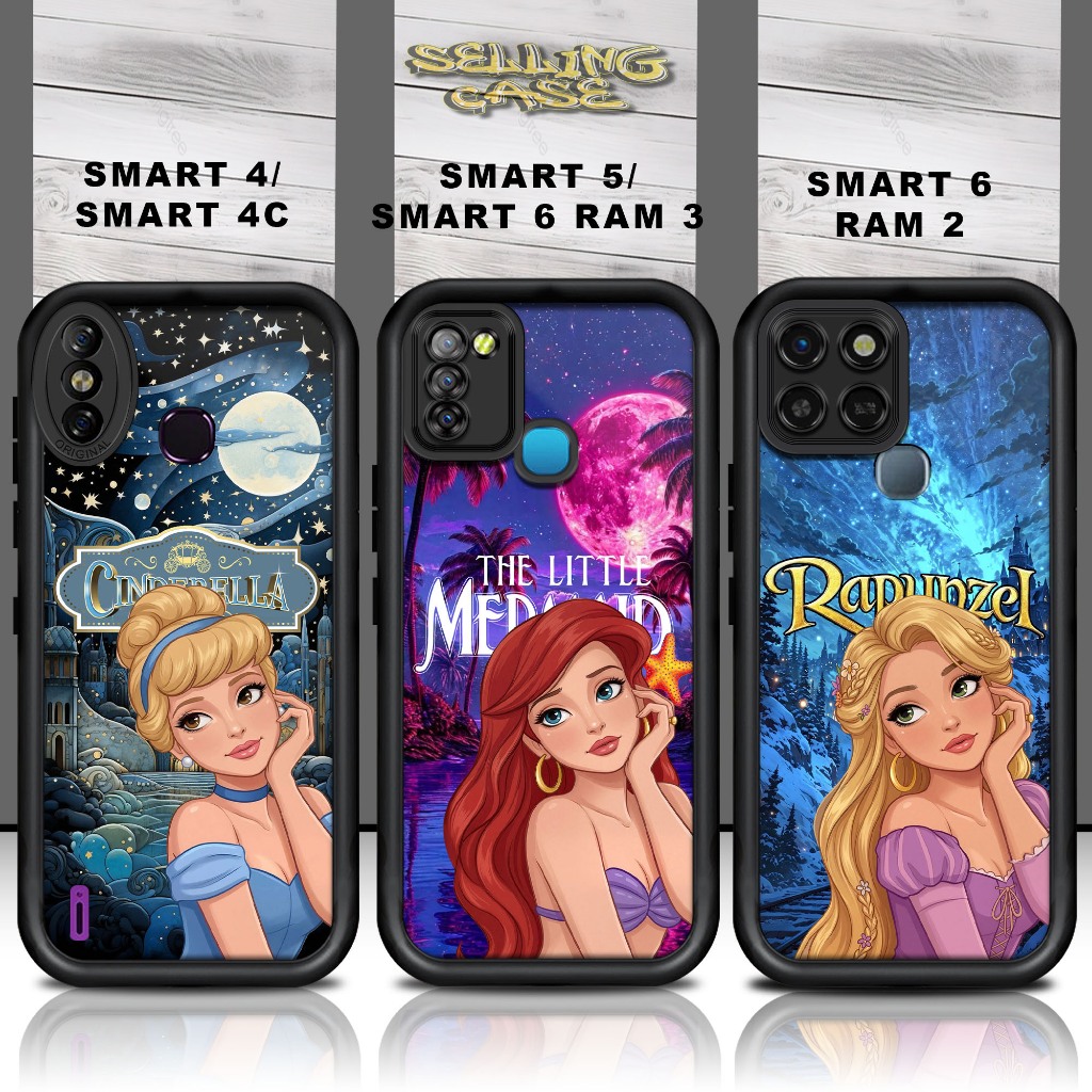 Casing Hp For INFINIX SMART 4 / 4C /5 / 6 RAM3 / 6 RAM2 Case Handphone Bahan Silicon Glossy Camera P