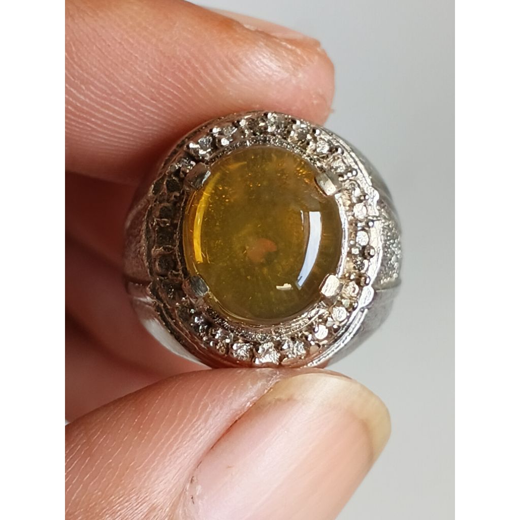 Natural Batu Permata Fire Opal Wonogiri