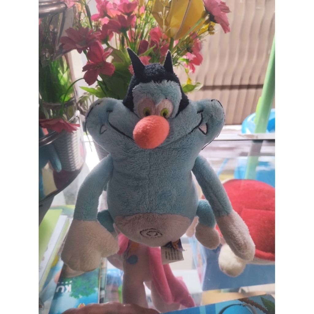 Oggy and the cockroaches OFFICIAL Plushie [Preloved] -ORCARUTEII-