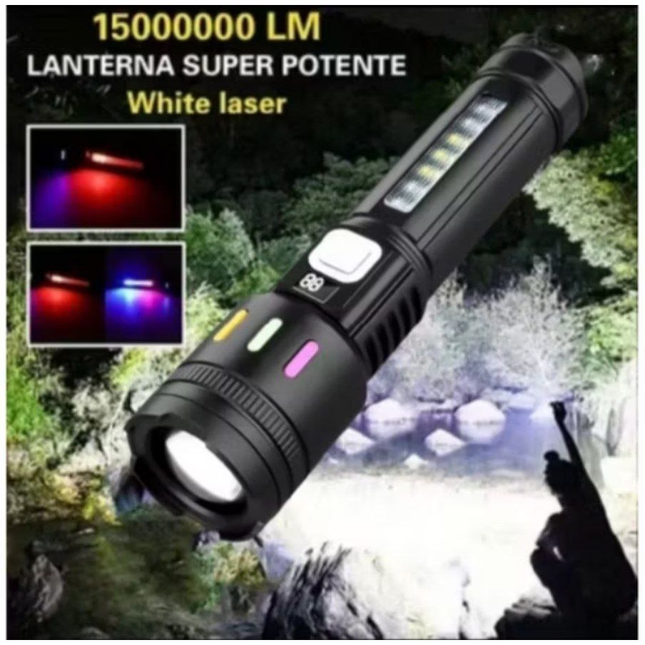White Laser Flashlight / fluorescent Flashlight