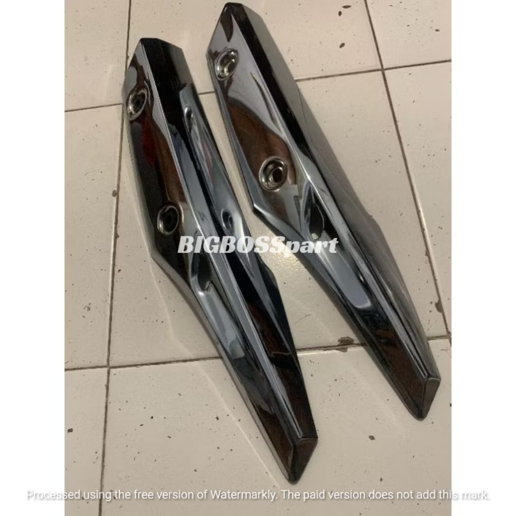 COVER TUTUP KNALPOT HONDA SUPRA X125 FI ORI TEBAL