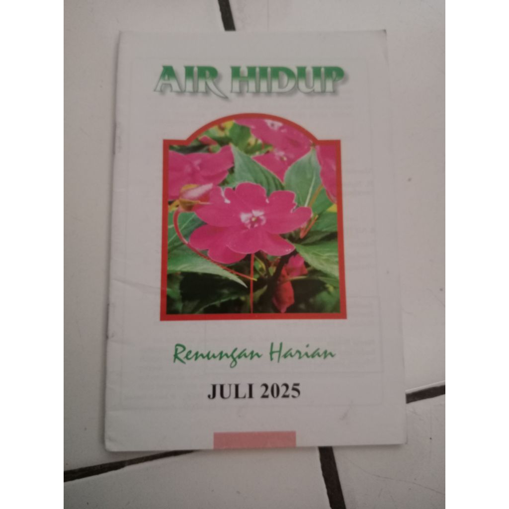 Renungan Air Hidup Juli 2025