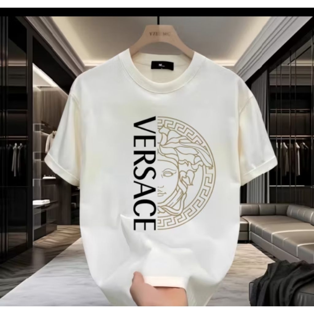 Kaos pria versace kaos lengan pendek premium