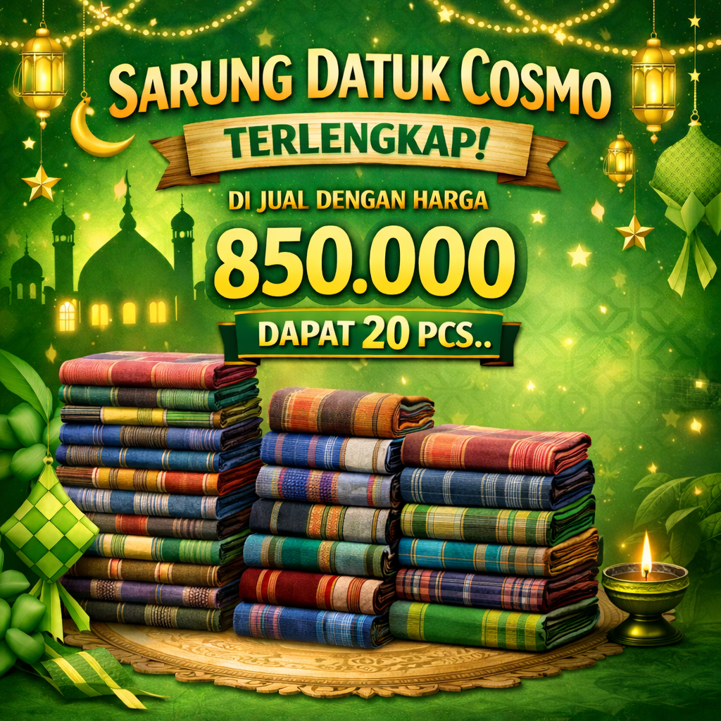 PROMO SARUNG DATUK COSMO / DATUK ORIGINAL / PROMO LEBARAN
