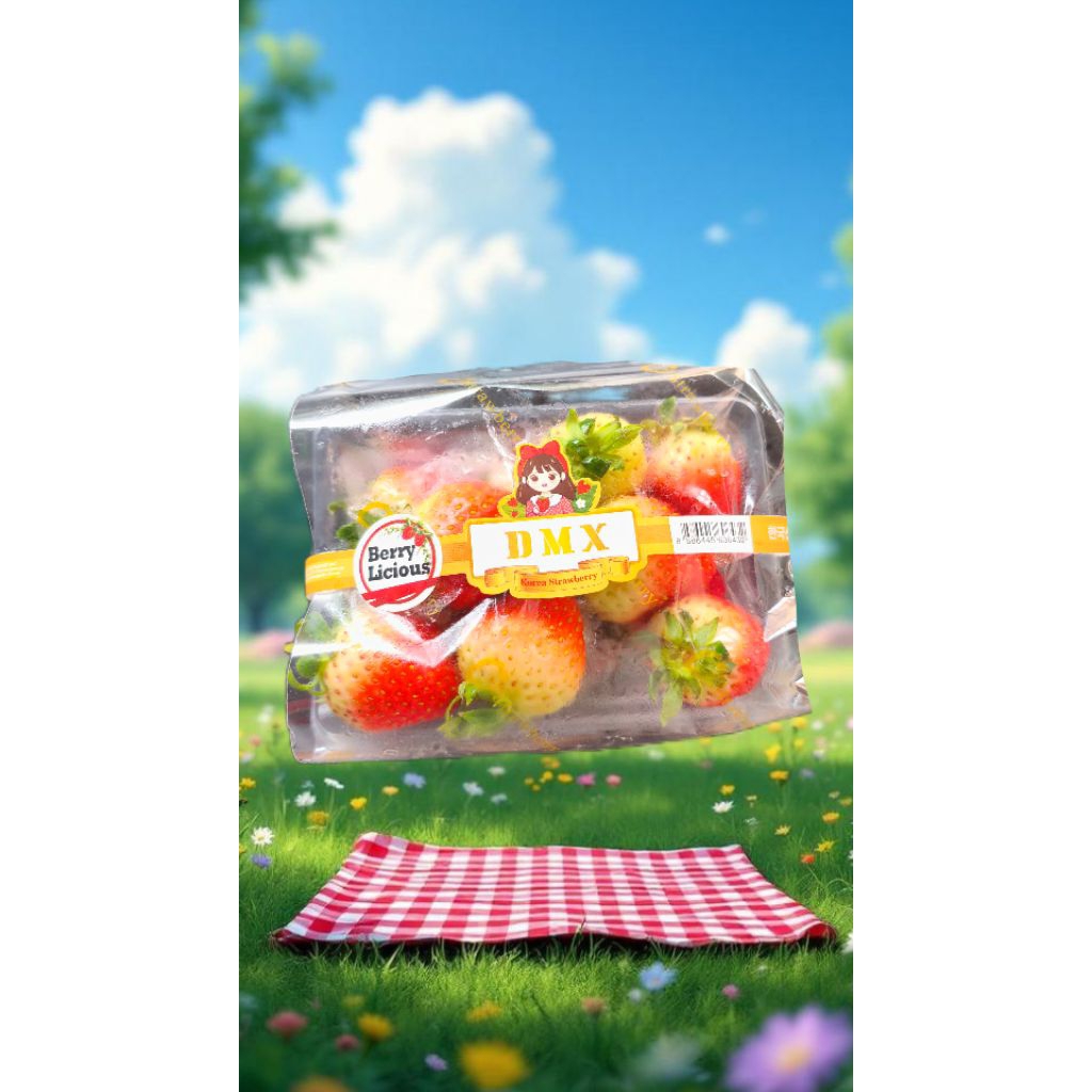 Strawberry Korea Premium Fresh – Manis Segar & Juicy