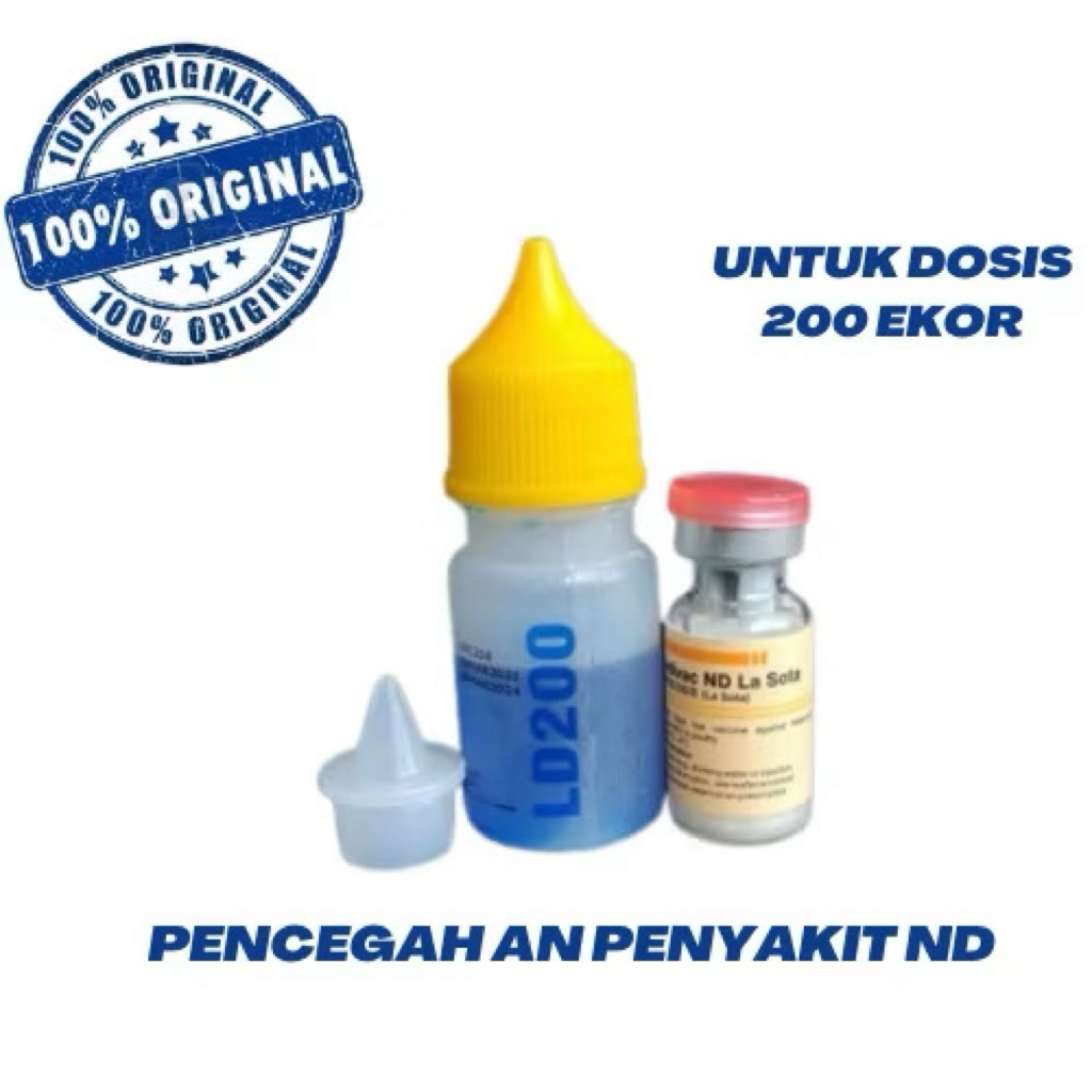 MEDIVAC ND LA SOTA DOSIS 200 EKOR + PELARUT MEDIVAC BY MEDION - Vaksin Untuk Unggas