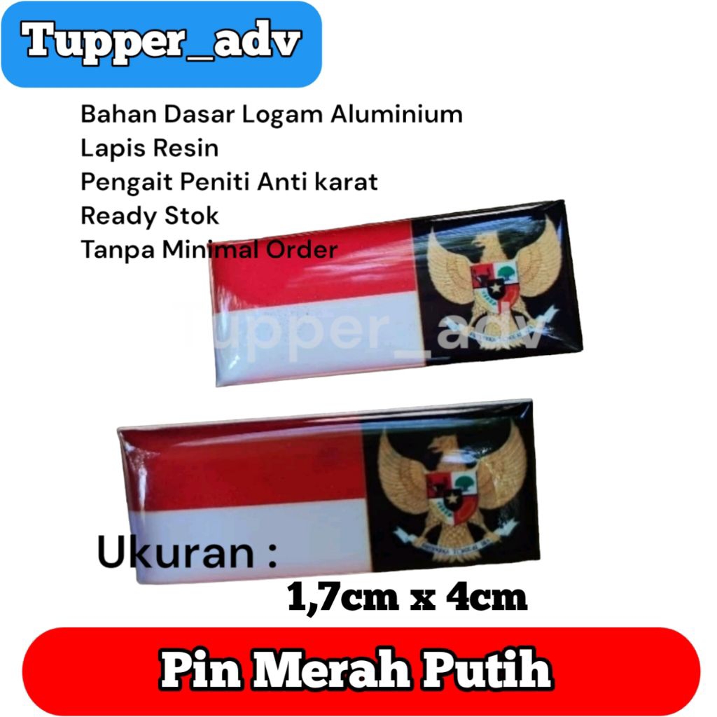 Pin MPG HITAM / Pin Bros Merah Putih / Pin MPG Garuda Paskibra / Pin LK Paskibra / Pin Merah Putih G