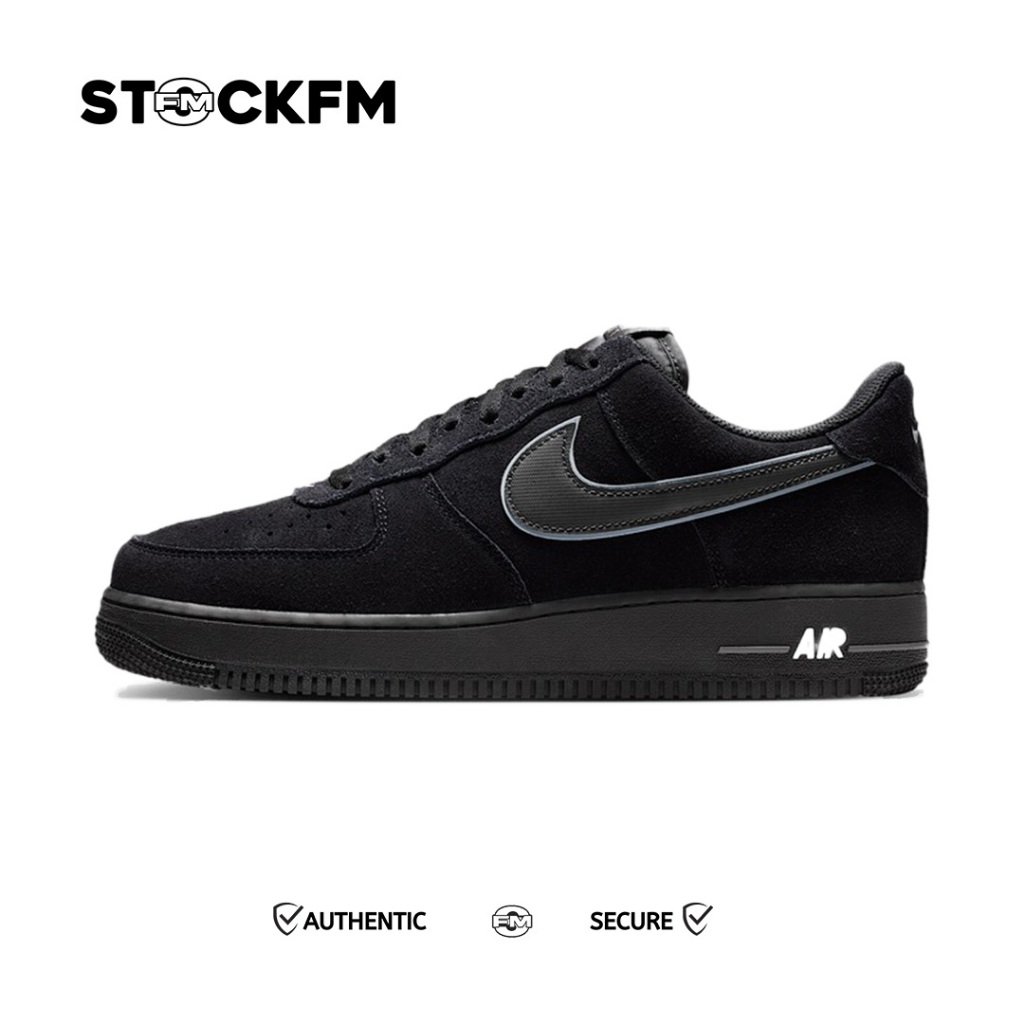 Nike Air Force 1 Low Black Iron Grey Original