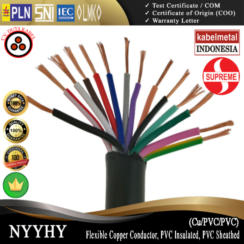 Kabel NYYHY 27x1,5 mm2 SUPREME KABELMETAL (KMI) /27x1,5mm2/27 x 1,5 mm2/27x1,5 mm2/27x1,5mm2/27 x 1,