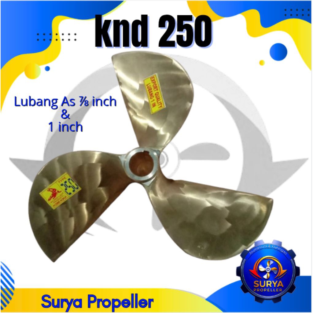 Kipas kapal knd 250 Baling-baling kapal Laut