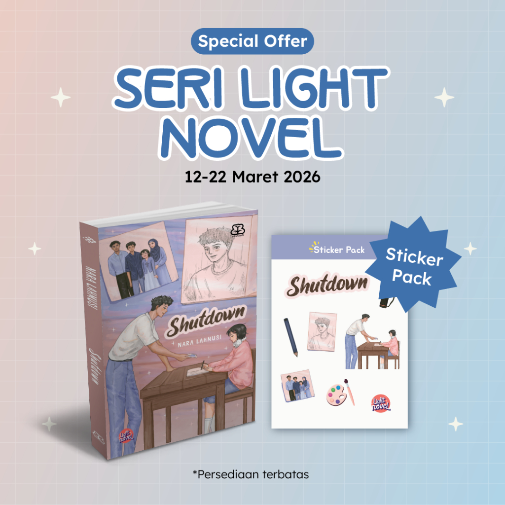 Buku Shutdown - Nara Lahmusi - Light Novel - Novel Remaja
