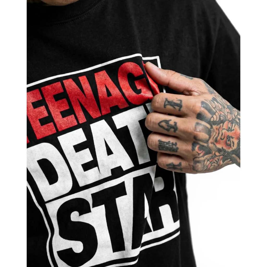 Tshirt Teenage Death Star - Vision Black Katun