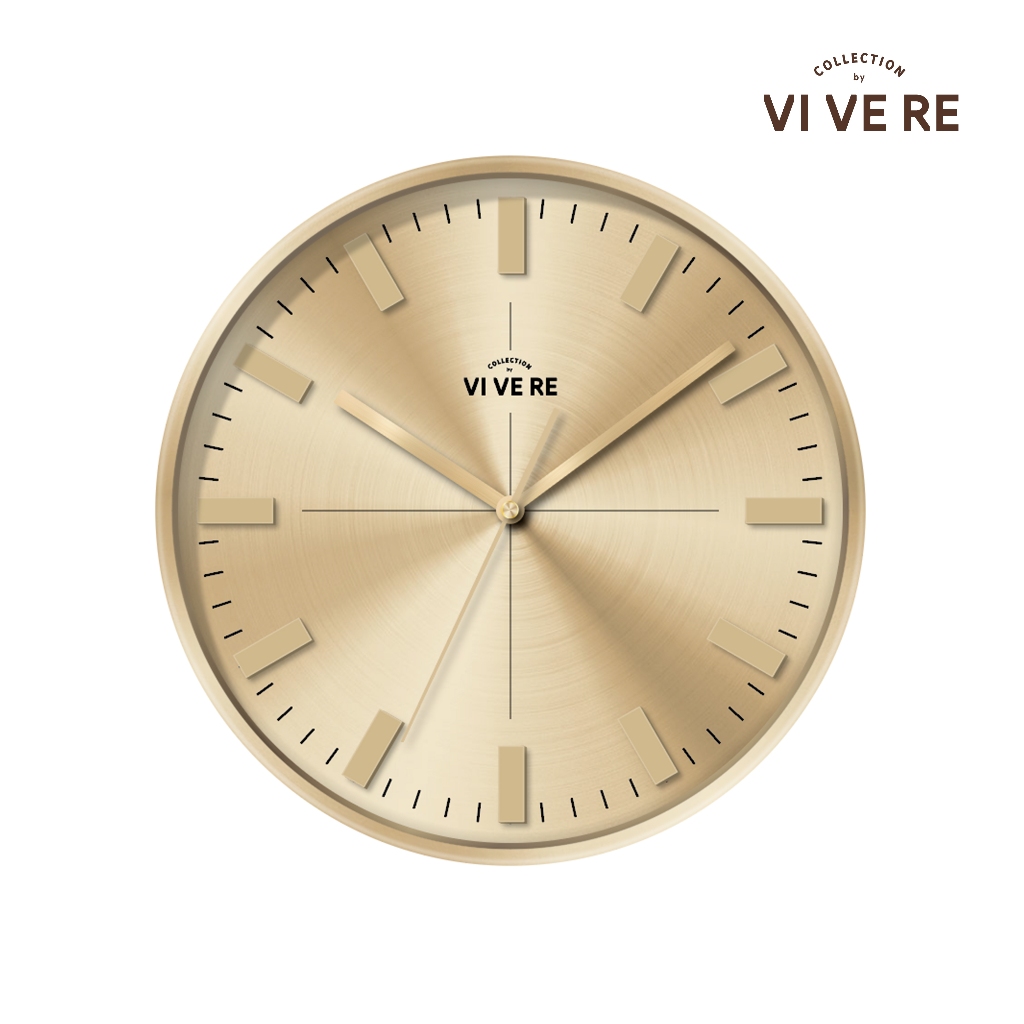 VIVERE Jam Dinding Kei Gold