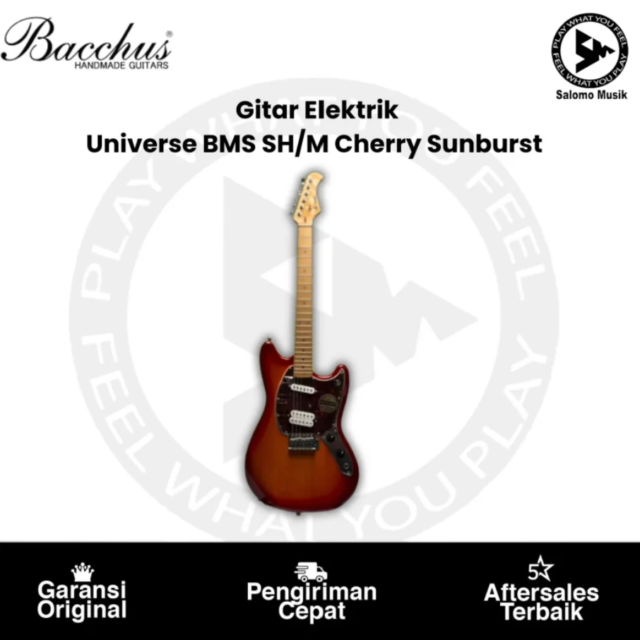 Gitar Elektrik Bacchus Universe BMS SH/M Cherry Sunburst